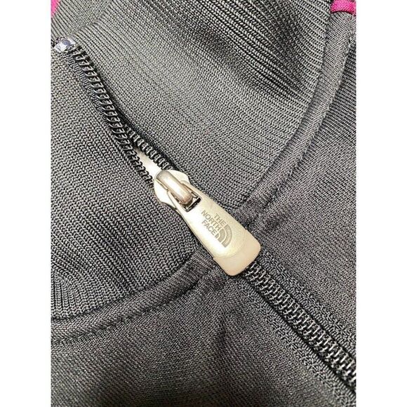 Womens North Face Back Pink Raglan Sleeve Zip Front Jacket Sz Medium - Picture 5 of 9
